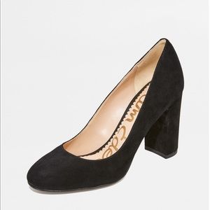 Sam Edelman black suede pumps